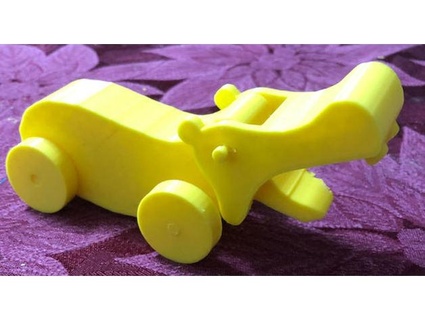 masticando hipopótamo juguete ukesman 3d print model - Mito3D
