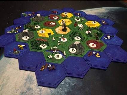 complete settlers catan game peterr211 3d print model - Mito3D