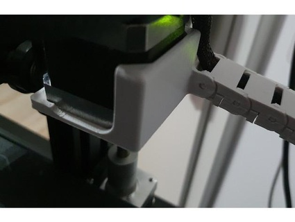 ender 3 cable cadena motor montar celoso 3d print model - Mito3D