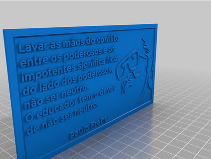 cuadro phrase frère Portugais eva3dimpresiones 3d print model - Mito3D
