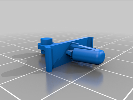 obturateur agrafe stores agrafe fier 3d print model - Mito3D