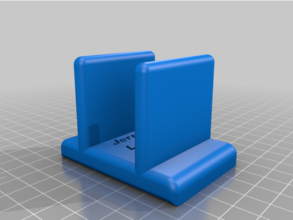 vertical ordenador portátil estante soporte jerryfromgreece 3d print model - Mito3D