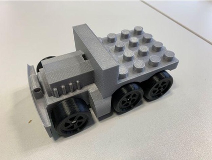 Lego duplo camion ben003 3d print model - Mito3D