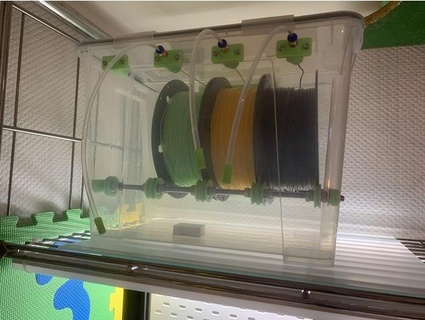 Ikea Samla 22l boîte sèche filament néo 3d print model - Mito3D