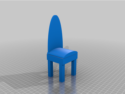 silla celeste brûlé 3d print model - Mito3D