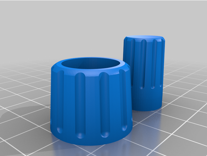 rotary concentric knobs genericbitbucket 3d print model - Mito3D