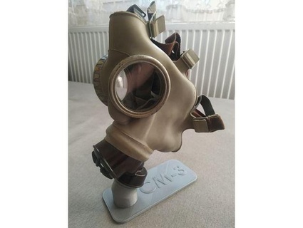 gas mask stand 40x4mm gost cm-3 br4ni5 3d print model - Mito3D