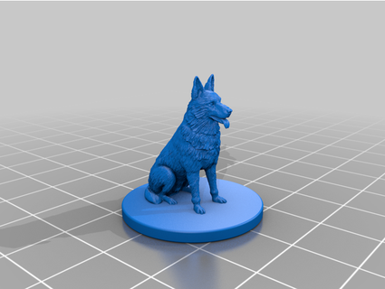 chien compagnons zombicide udos3dworld 3d print model - Mito3D