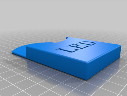 Led uzak Kulp destek febbz 3d print model - Mito3D