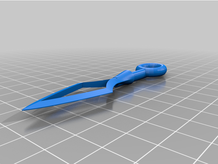 fake throwing knife ramsicle 3d print model - Mito3D