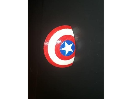 captain america's shield magnet drklenk 3d print model - Mito3D