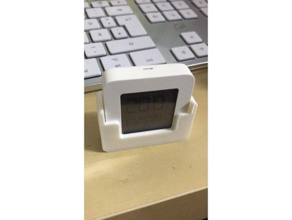 xiaomi mijia bluetooth digital thermometer 2 small wall bracket case derbepp 3d print model - Mito3D
