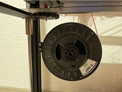 ender 3 5 plus fully printed rollerbearing spoolholder janroempp 3d print model - Mito3D