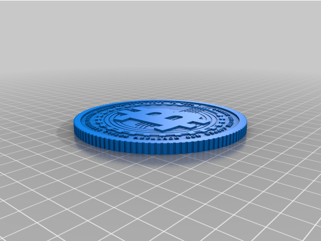 bitcoin 3D print model - Mito3D