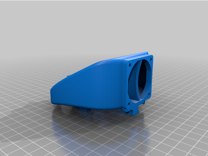 Ender 3 40mm Ventilator Fang bl berühren Remix Ovalwerke 3d print model - Mito3D