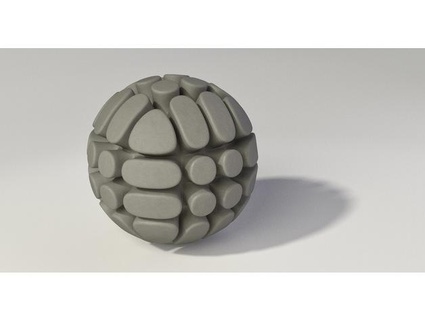 rullo palla destriero 3d print model - Mito3D