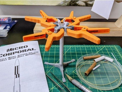 barbatana alinhamento Jigs micromaxx modelo foguetes jogos 3d print model - Mito3D