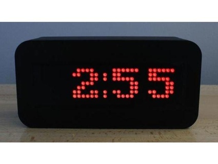 led matrix digital clock jem 3dprints 3d print model - Mito3D