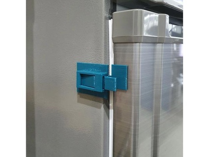 prevent children opening refrigerator kitide 3d print model - Mito3D
