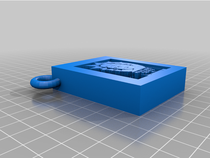 rick keychain yngneil 3d print model - Mito3D