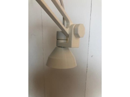 lampshade 3d printed articulating led lamp nkox maker 3d print model - Mito3D