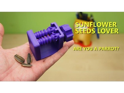 sunflower seed peeler tomato18 3d print model - Mito3D