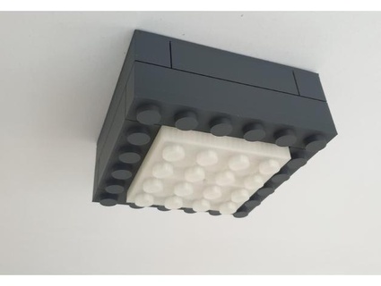 Lego aussehen Decke Lampe rdl Design 3d print model - Mito3D