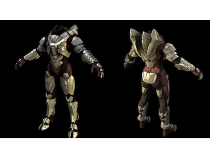 aureola 5 guardianes Hellioskrill armadura breakerboxcosplay 3d print model - Mito3D