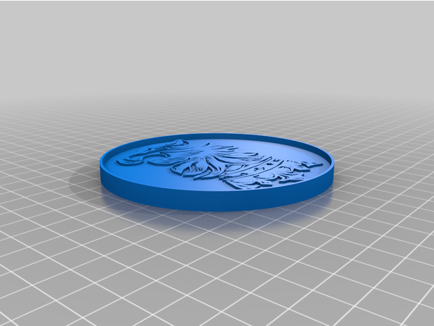 zeichnete Unterkrone Untersetzer j4nm4nn 3D print model - Mito3D