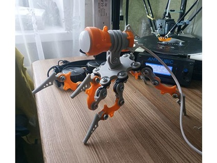 örümcek Lamba aptal 3d print model - Mito3D