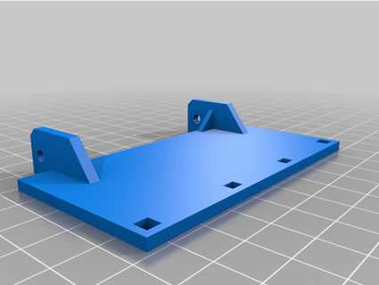 gato rojo gen7 electrónica tray selfdrill tonto 3d print model - Mito3D