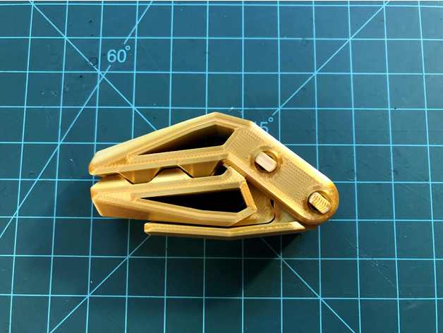 cam operated bag clip assembly required jrotor 3D print model - Mito3D
