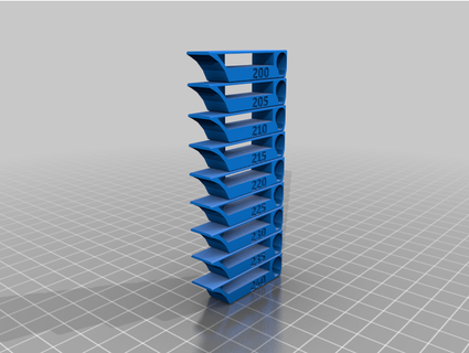 Flashforge maceracı 3 bresser Rex petg sıcaklık kule el deliler 3d print model - Mito3D
