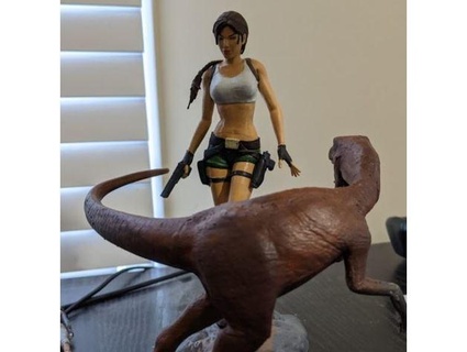 Lara Croft mezar akıncı iii güney Pasifik Raptor uzaklaşma Crofttime 3d print model - Mito3D