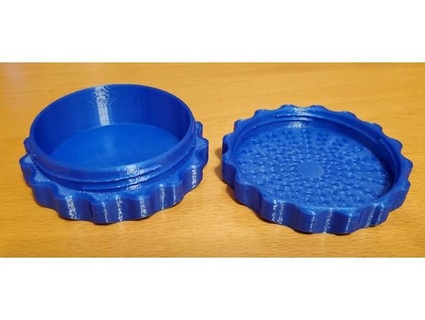 Castanho açúcar guardador sílica gel secador 3d print model - Mito3D