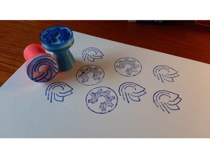 personalizzabile inchiostro francobollo enekomontero 3d print model - Mito3D