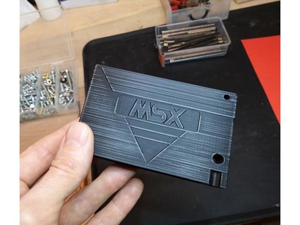 msx cartridge case gfx78 3d print model - Mito3D