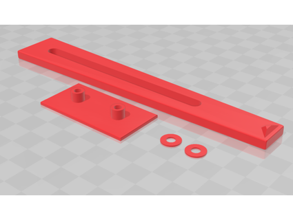 sliding mailbox flag zycheck 3d print model - Mito3D