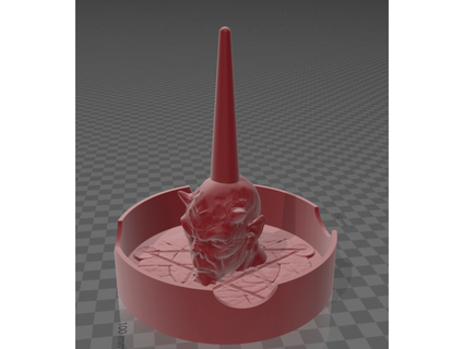 morning star - lucifer ashtray debowler devil jkcazy 3d print model - Mito3D