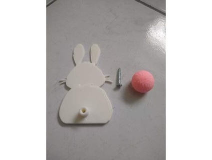 door handle bunny diegocosta 3d print model - Mito3D