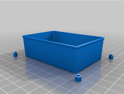 personnalisable port cargaison petit pièces espace rangement poubelle plateaux v2 varnerrants 3d print model - Mito3D