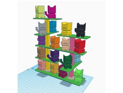 Cali Katze Baum bigband remix thingiverse 3d print model - Mito3D