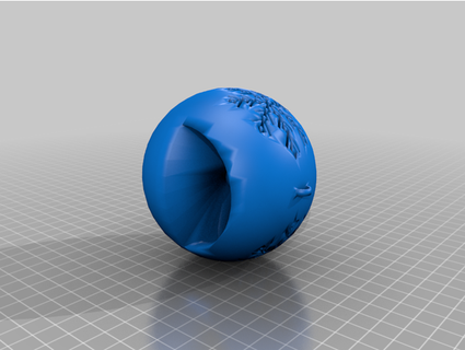 Weihnachten Ball chris abare1 3d print model - Mito3D