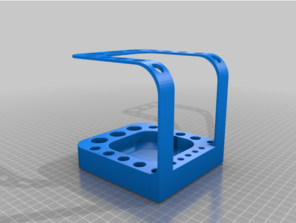 cepillo soporte masón tarro nitrolis 3d print model - Mito3D