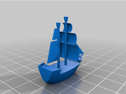 pirata navio gblankenship 3d print model - Mito3D
