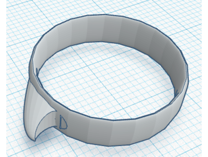laranja descascador polegar anel tênias 3d print model - Mito3D