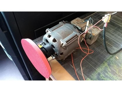 Verschiebung verbinden Mahlen Pad elektrisch Motor 3d print model - Mito3D