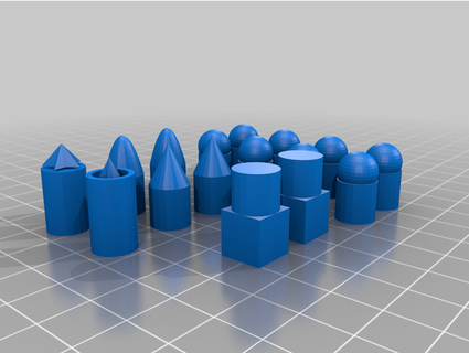 simple minimal chess design dakinisa 3d print model - Mito3D