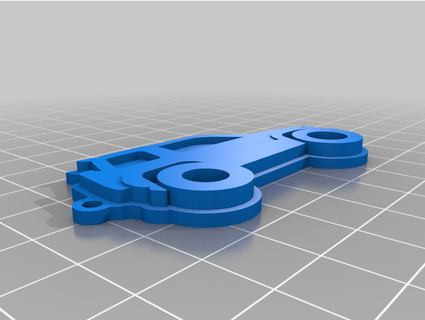 Schlüsselbund pajero pfast 3d print model - Mito3D