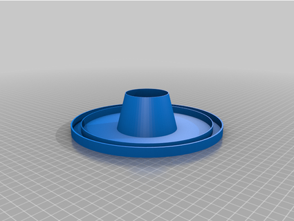 dog water bowl lid giantorth 3d print model - Mito3D